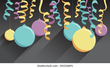 colourful balloon background banner