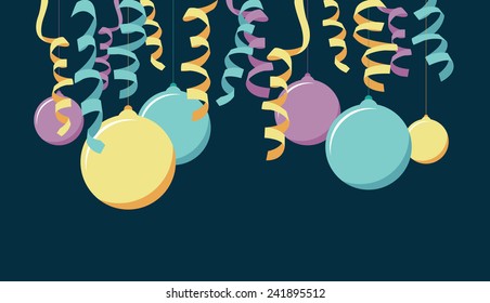 colourful balloon background banner