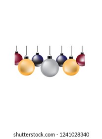 colourful balls for Christmas decorations