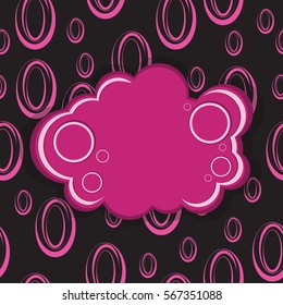 The colourful  banner. Vector illustration
