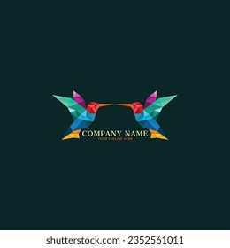 Colourful Birds Logo Vector Templated