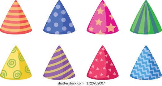 colourful birthday hats for kids