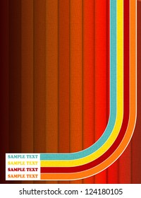 Colourful boards Background vector Illustration.