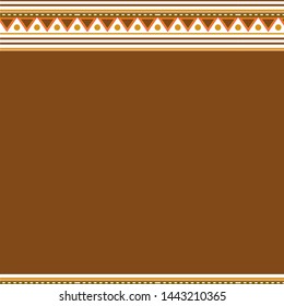 Colourful brown chocolate colored horizontal triangle pattern for craft textile and backgrounds illustration wallpaper vector 