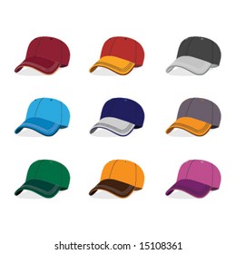 colourful caps