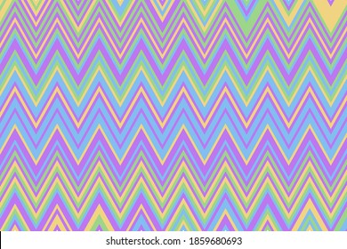 Patrón de chevron colorido Motif geométrico zig-zag. Ilustración vectorial para carteles, fondos de pantalla.
