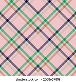 Colourful Chevron Plaid Tartan textured Seamless pattern design suitable for fashion textiles and graphics