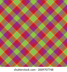 Colourful Chevron Plaid Tartan textured Seamless pattern design suitable for fashion textiles and graphics