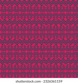 Colourful Christmas fair isle pattern design for fashion textiles, knitwear and graphics