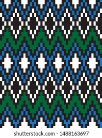 Colourful Classic Modern Argyle Chevron Seamless Print Pattern in Vector - This is a classic argyle(diamond shape) pattern suitable for both online/physical medium such as website resources, graphics