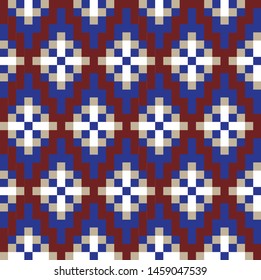Colourful Classic Modern Argyle Seamless Print Pattern