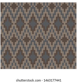 Japanese Pixel Square Vector Seamless Pattern Stock Vector (Royalty ...