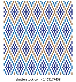 Colourful Classic Modern Argyle Seamless Print Pattern