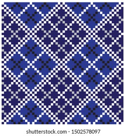 Colourful Classic Modern Argyle Seamless Print/Pattern in Vector - This is a classic argyle(diamond shape) pattern suitable for both online/physical medias such as website resources, graphics, prints