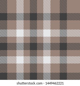 Colourful Classic Modern Plaid Tartan Seamless Print Pattern