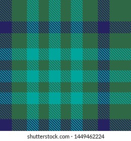 Colourful Classic Modern Plaid Tartan Seamless Print Pattern