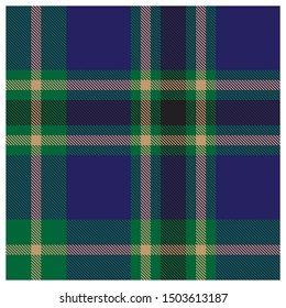 Colourful Classic Modern Plaid Tartan Seamless Print/Pattern in Vector - This is a classic plaid(checkered/tartan) pattern suitable for shirt printing, jacquard patterns, backgrounds, textiles