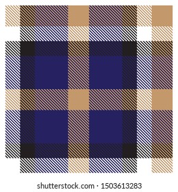 Colourful Classic Modern Plaid Tartan Seamless Print/Pattern in Vector - This is a classic plaid(checkered/tartan) pattern suitable for shirt printing, jacquard patterns, backgrounds, textiles