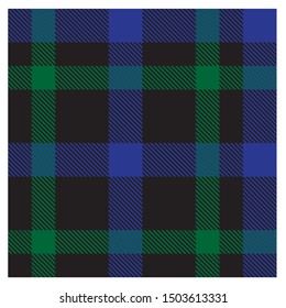 Colourful Classic Modern Plaid Tartan Seamless Print/Pattern in Vector - This is a classic plaid(checkered/tartan) pattern suitable for shirt printing, jacquard patterns, backgrounds, textiles