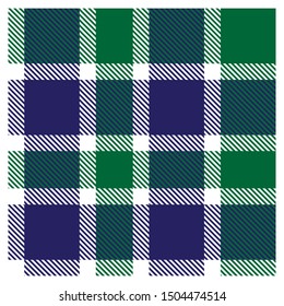 Colourful Classic Modern Plaid Tartan Seamless Print/Pattern in Vector - This is a classic plaid(checkered/tartan) pattern suitable for shirt printing, jacquard patterns, backgrounds, textiles