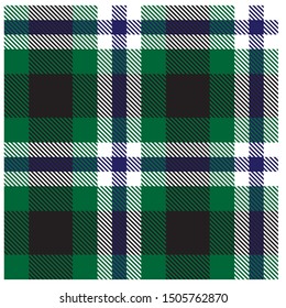 Colourful Classic Modern Plaid Tartan Seamless Print/Pattern in Vector - This is a classic plaid(checkered/tartan) pattern suitable for shirt printing, jacquard patterns, backgrounds and textiles