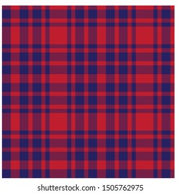 Colourful Classic Modern Plaid Tartan Seamless Print/Pattern in Vector - This is a classic plaid(checkered/tartan) pattern suitable for shirt printing, jacquard patterns, backgrounds and textiles