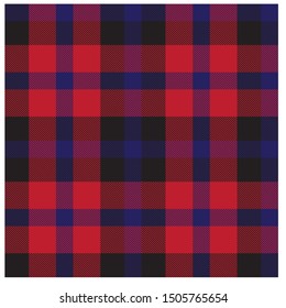 Colourful Classic Modern Plaid Tartan Seamless Print/Pattern in Vector - This is a classic plaid(checkered/tartan) pattern suitable for shirt printing, jacquard patterns, backgrounds and textiles