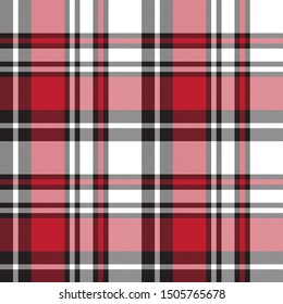 Colourful Classic Modern Plaid Tartan Seamless Print/Pattern in Vector - This is a classic plaid(checkered/tartan) pattern suitable for shirt printing, jacquard patterns, backgrounds and textiles