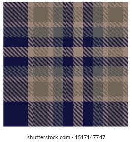 Colourful Classic Modern Plaid Tartan Seamless Print/Pattern in Vector - This is a classic plaid(checkered/tartan) pattern suitable for shirt printing, jacquard patterns, backgrounds