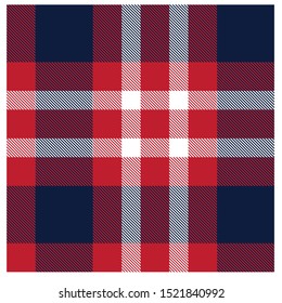 Colourful Classic Modern Plaid Tartan Seamless Print/Pattern in Vector - This is a classic plaid(checkered/tartan) pattern suitable for shirt printing, jacquard patterns, backgrounds