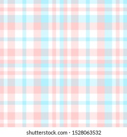 Colourful Classic Modern Plaid Tartan Seamless Print/Pattern in Vector - This is a classic plaid(checkered/tartan) pattern suitable for shirt printing, fabric, textiles, jacquard patterns, backgrounds