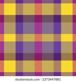 Colourful Classic Plaid textured seamless pattern for fashion textiles and graphics