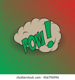 Colourful comic book style explosion vector design
