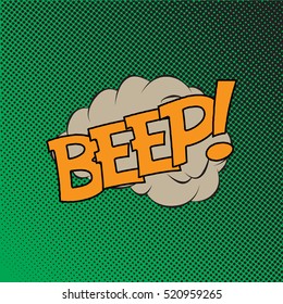 Colourful comic book style explosion vector design