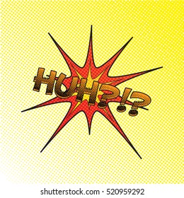 Colourful comic book style explosion vector design