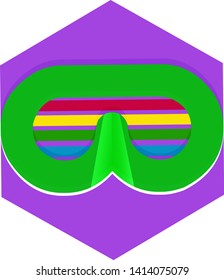 Colourful and creative icon design 