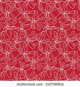 Colourful Decorative Botanical Floral Print in Vector- For prints, patterns, backgrounds, websites, wallpaper, crafts
