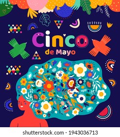 Colourful design for Mexican holiday Chinco de Mayo