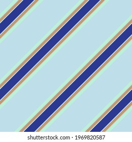 Colourful diagonal striped seamless pattern background suitable for fashion textiles, graphics