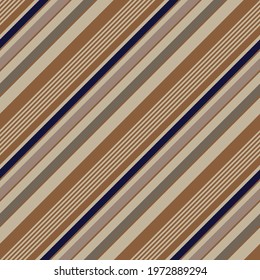 Colourful diagonal striped seamless pattern background suitable for fashion textiles, graphics