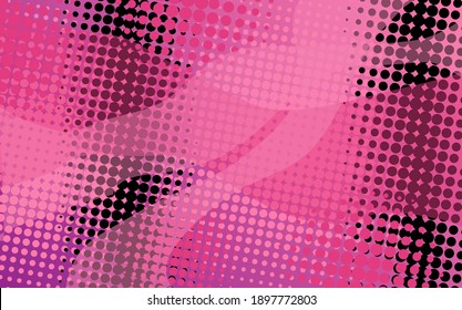 Colourful dots background in pop art style. Stylish design for print. Stylish background for text.