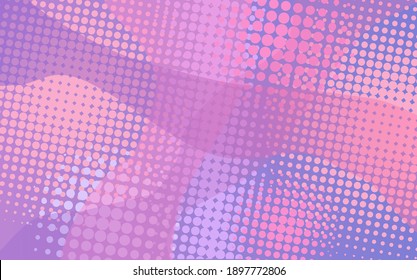 Colourful dots background in pop art style. Stylish design for print. Stylish background for text.