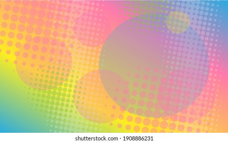 El fondo de puntos coloridos al estilo del arte pop. Diseño elegante para impresión. Fondo elegante para el texto.