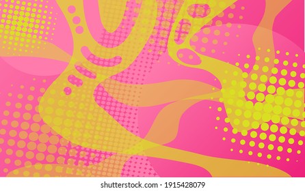 El fondo de puntos coloridos al estilo del arte pop. Diseño elegante para impresión. Fondo elegante para el texto.