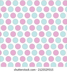 colourful dots on white background