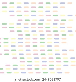 Colourful dots on white background in pastel pink, mint green colors