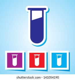 Colourful editable icon of IVF