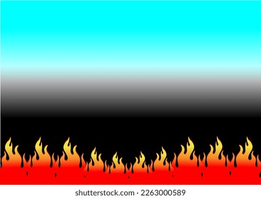 colourful fire flame background design 