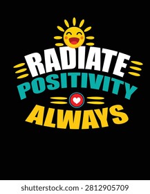 A colourful flat vector typography design featuring the inspirational quote 