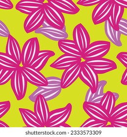 Colourful Floral seamless pattern background for fashion textiles, graphics, backgrounds and crafts